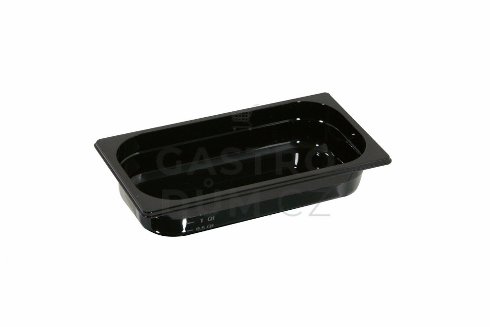 Gastronorm GN 1/3 (h=65 mm) polykarbonát černý
