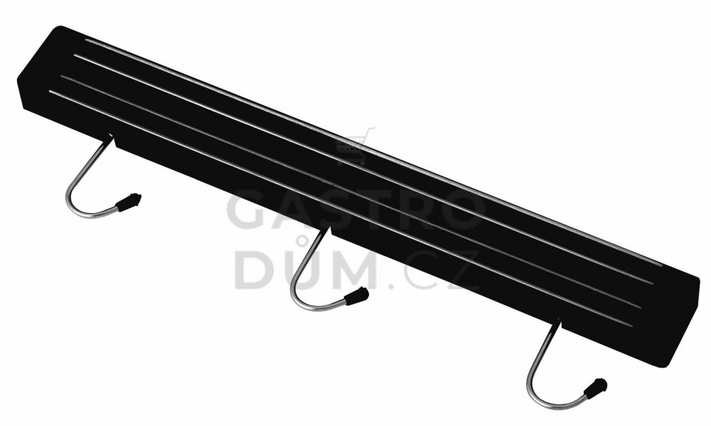 Hendi lišta magnetická 620mm 6x háček