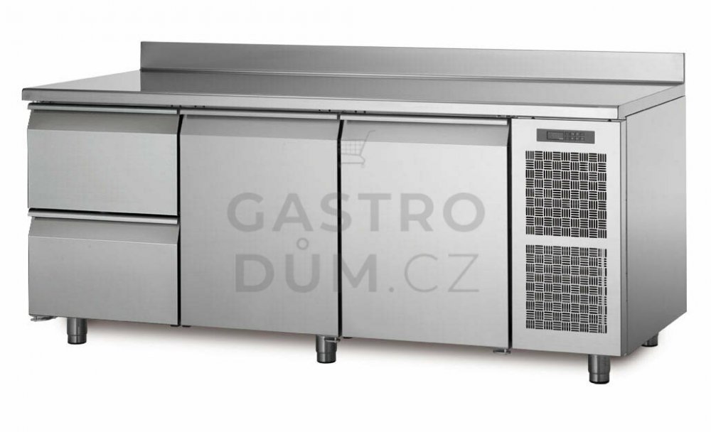 Chladící stůl Coldline TA17/2M s deskou a zadním lemem