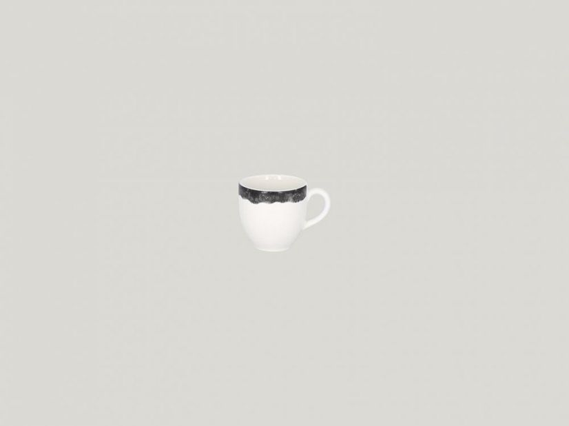 RAK Porcelain RAK Woodart šálek na espresso 9 cl – šedá | RAK-WDCLCU09BG
