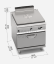 Tálový sporák s troubou Bertos SG9TP+FG