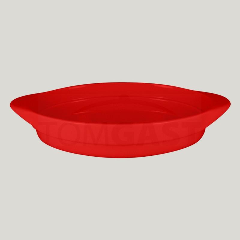 RAK Porcelain RAK Chef's Fusion pekáč oválný 37,2 x 25 cm, červený | RAK-CFOD44BRBD