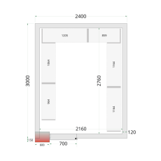 TEFCOLD CR 240x300x220
