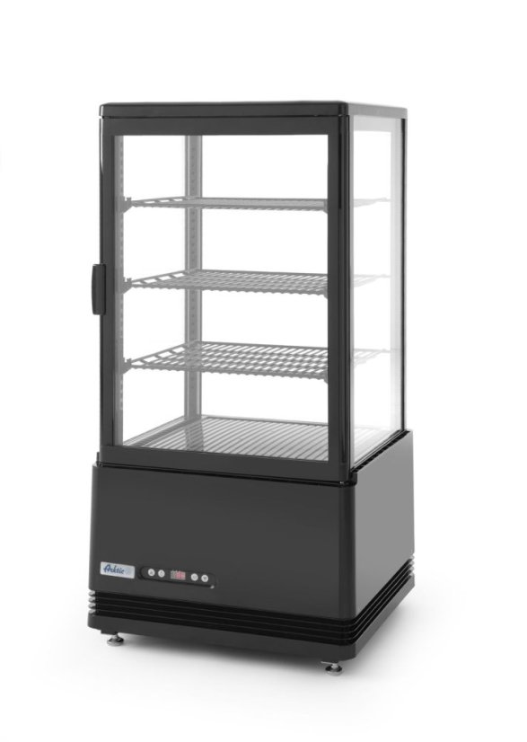 Chlazená skříň displeje, 68 l, Arktic, Černá, 230V/170W, 444x397x(H)875mm