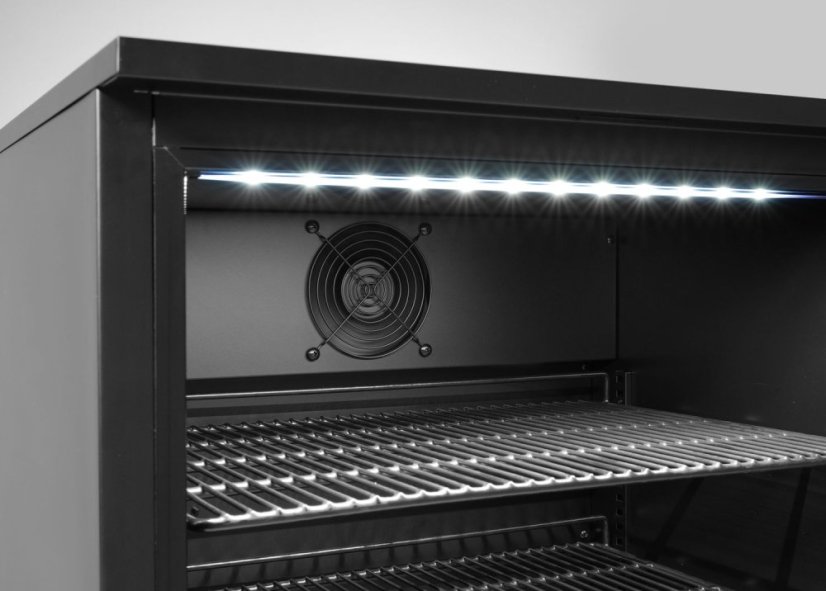 Jednodveřová chladnička , Arktic, 86L, Černá, 230V/120W, 500x530x(H)870mm