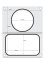Těsnicí matrice pro těsnicí stroj , HENDI, 2 nádoby: 1x 178x113 mm + 1x ø115 mm