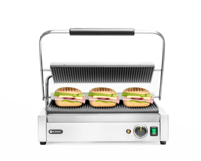 Kontaktní gril Panini XL, HENDI, 230V/2700W, 548x464x(H)216mm