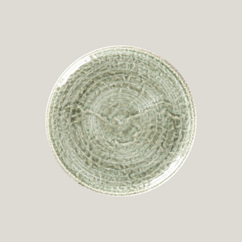 RAK Porcelain Krush talíř mělký coupe pr. 21 cm, zelený