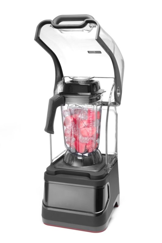 Digitální barový mixér se zvukovým omezením , HENDI, 2,5L, Černá, 230V/1680W, 250x300x(H)546mm