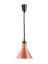 Závěsná výhřevná lampa s nastavitelnou výškou, kuželová, HENDI, Měděná, 230V/375W, ⌀275x(H)250mm