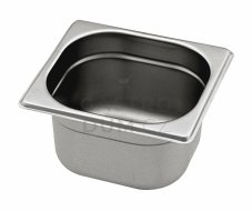 Gastronorm GN 1/6 (h=200 mm) nerezová plná s uchy