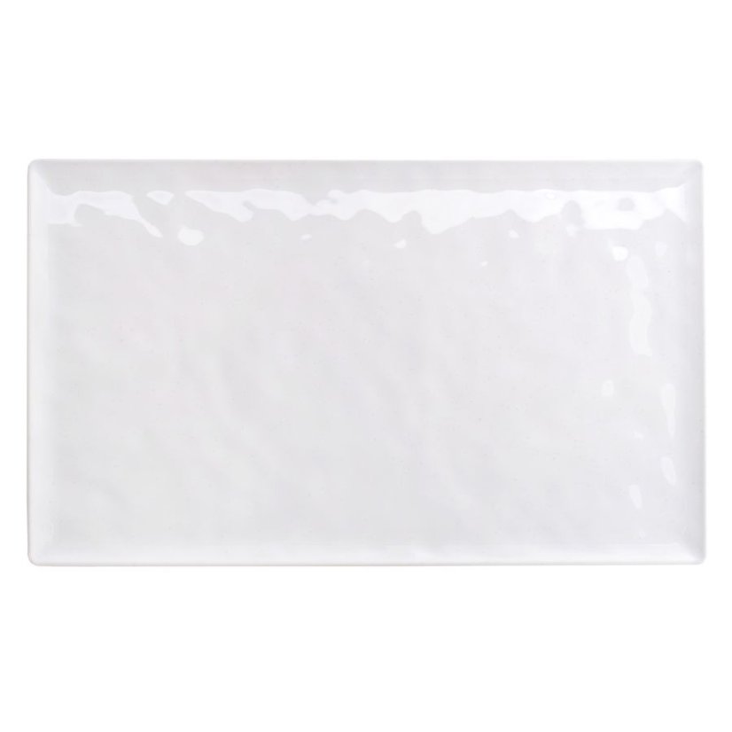 Verlo Tác Wavy gloss GN 1/1 , melamin, bílá