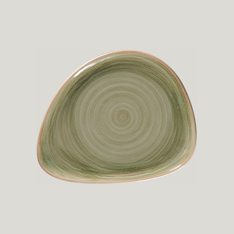 RAK Porcelain RAK Spot talíř mělký 24 × 19,5 cm – smaragdový | RAK-SEMFLFP24