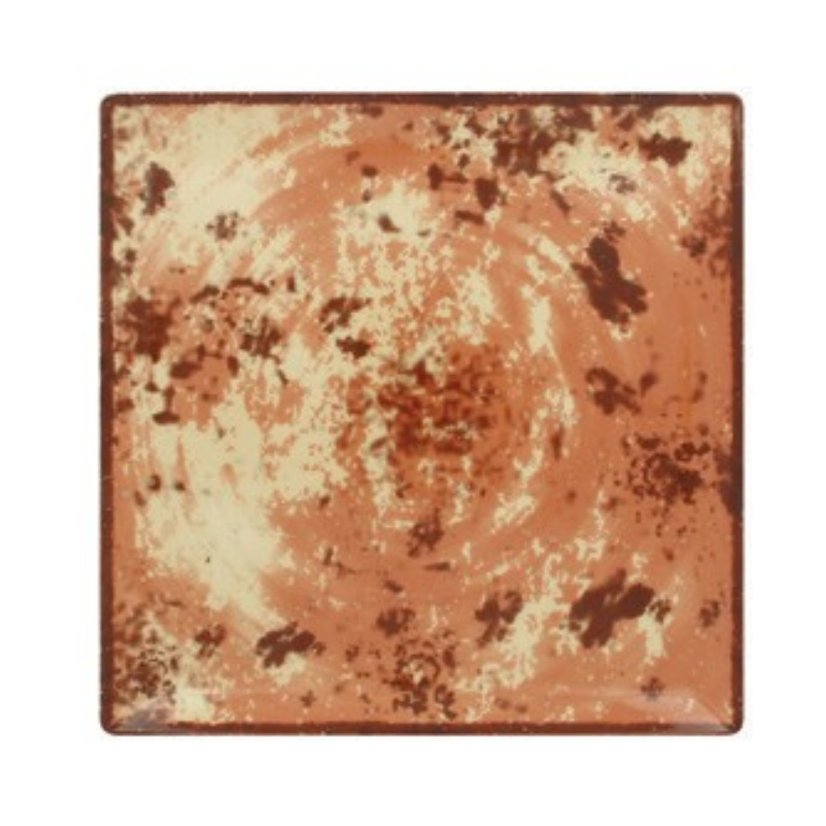 RAK Porcelain RAK Peppery talíř čtvercový 30 x 30 cm, hnědý | RAK-EDSQ30PBR