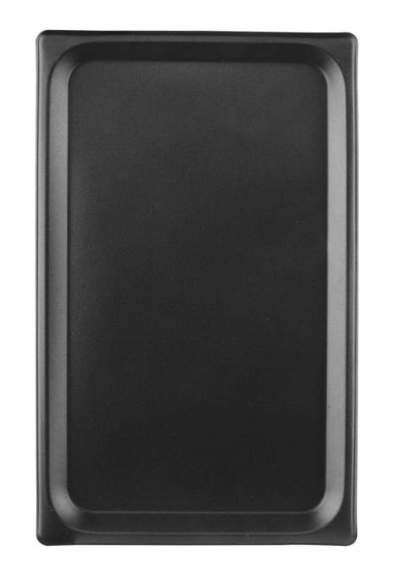 Pečicí plech s nepřilnavým povrchem CONVECTOMAT ROAST, HENDI, GN 1/1, Černá, 530x325x(H)17mm