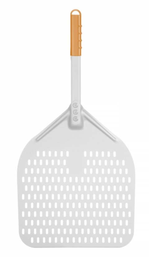 Lopatka na pizzu s perforací a krátkou rukojetí, čtvercová, HENDI, 350x710mm