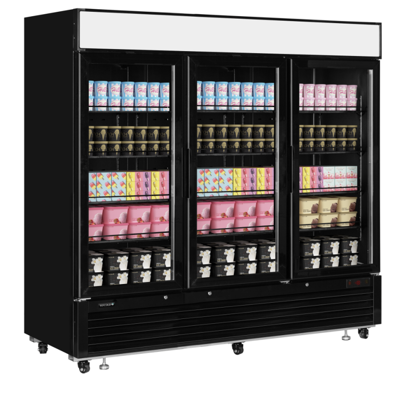 Prosklená mrazicí skříň Tefcold LGF7500B