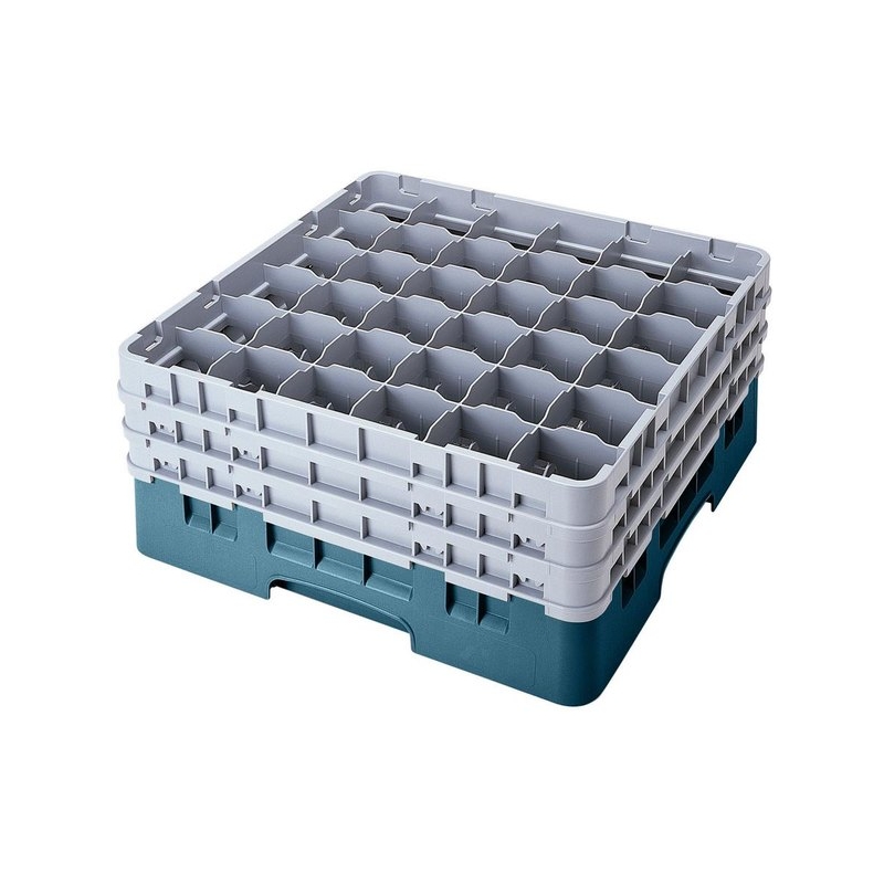 Cambro Koš Camrack 36 pozic, výška sklenice 23,8 cm - Tyrkysová