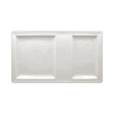 RAK Porcelain RAK Talíř mělký 37 × 21 cm – dvoudílný | RAK-CLRP37IN2
