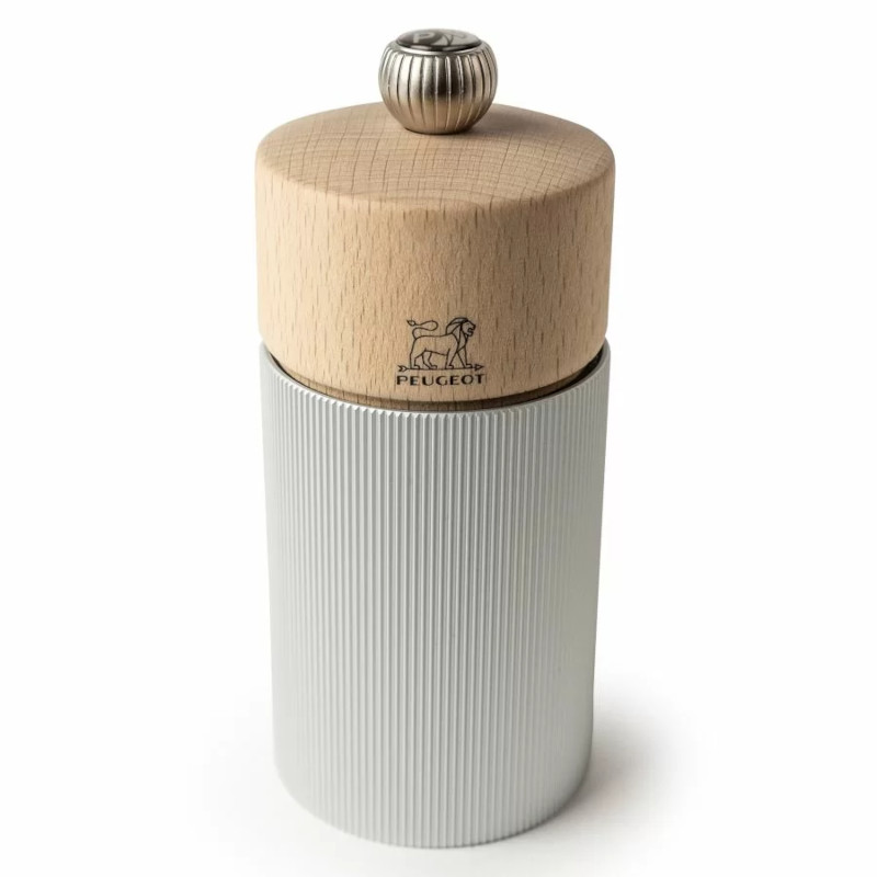 Peugeot Mlýnek LINE na pepř 12 cm, Natural Aluminium Peugeot Mlýnek LINE na pepř 12 cm, Natural Aluminium