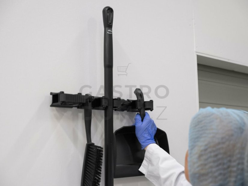 Vikan držák nástěnný 420 mm černý 10119