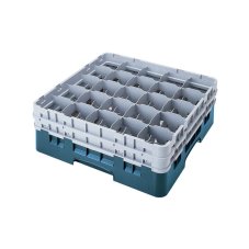 Cambro Koš Camrack 25 pozic, výška sklenice 25,8 cm - Tyrkysová