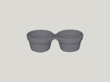 RAK Porcelain RAK Chef's Fusion ramekin dvojitý 13 cm, šedý | RAK-CFDR02GY