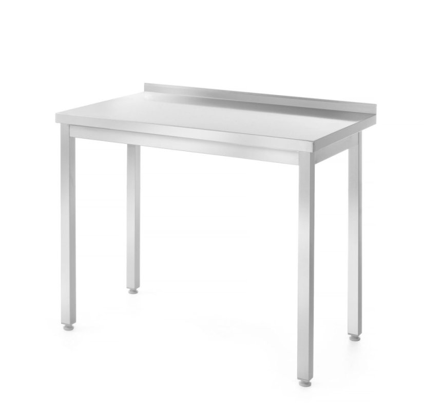Nástěnný stůl – šroubovaný, hloubka 700 mm, HENDI, Profi Line, 1000x700x(H)850mm