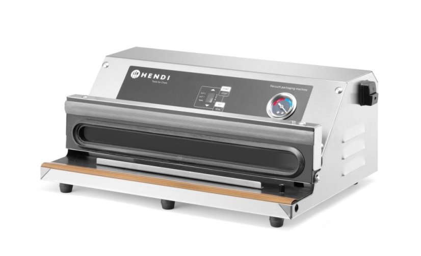Vakuový balicí stroj - lamelový, HENDI, Profi Line, těsnicí lišta: 350 mm, 230V/250W, 383x293x(H)175mm
