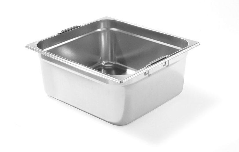 Nádoba 2/3 GN se zasouvacími držadly, HENDI, Profi Line, GN 2/3, 18L, (H)200mm