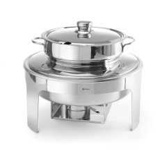 Chafing na polévku vysoký lesk, HENDI, Profi Line, 10L, ⌀420x(H)380mm