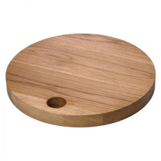 Verlo Tác kruhový s otvorem, dubový pr. 280 mm