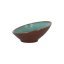 RAK Porcelain RAK Twirl miska zkosená 22 cm – lagoon | RAK-TWBUBA22LA