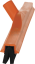 Vikan stěrka 45x600mm oranžová 77547