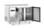 Dvoudveřový chladicí stůl s postranními jednotkami, Arktic, Kitchen Line, 166L, 230V/270W, 600x1200x(H)840mm
