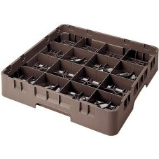 Cambro Koš Camrack 16 pozic, výška sklenice 32 cm - Hnědá