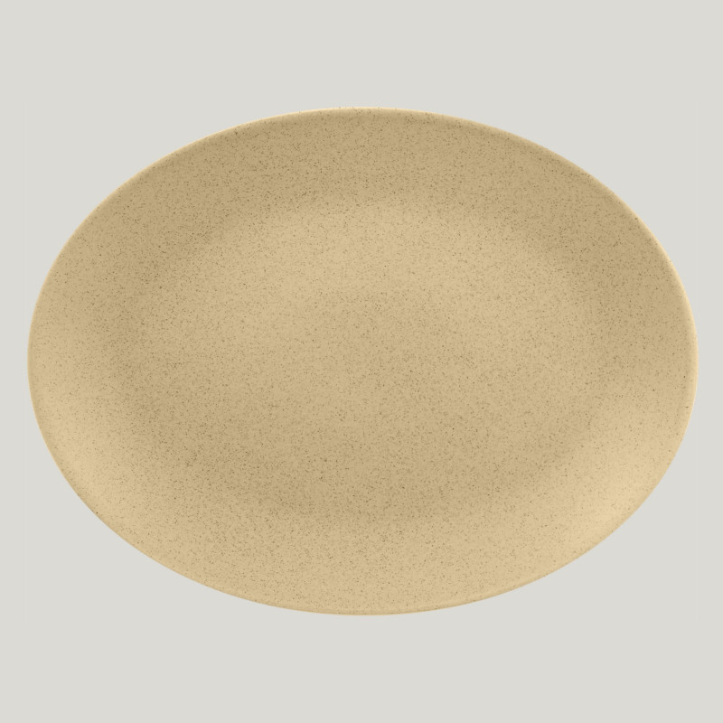 RAK Porcelain RAK Genesis talíř oválný 36 x 27 cm, mandlová | RAK-GNNNOP36AL