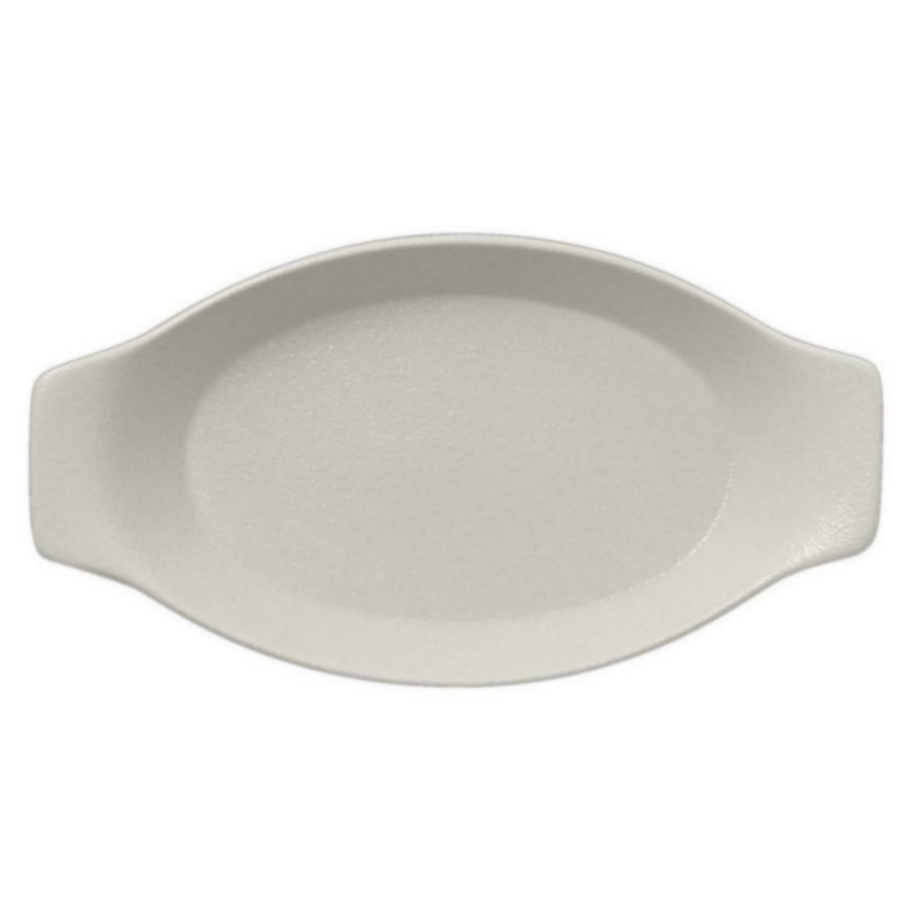RAK Porcelain RAK Talíř oválný s rukojetí 42 cl, bílá | RAK-NFOPOD25WH