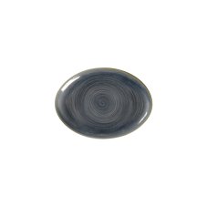 RAK Porcelain RAK Spot talíř oválný 26 x 19 cm,  šedomodrý | RAK-SJDNNOP26