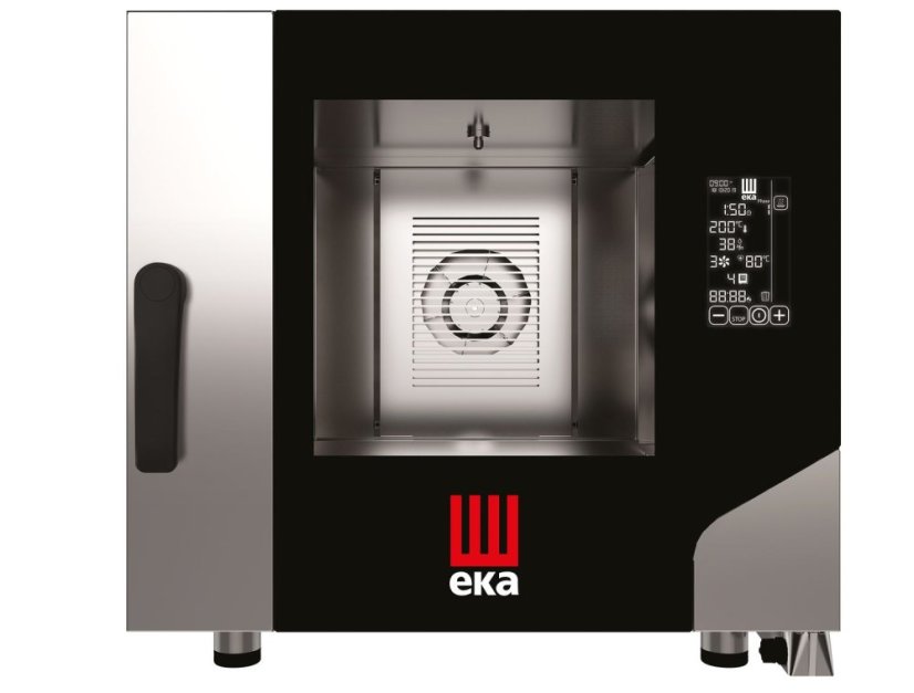 Konvektomat Millenial Black Mask Gastro 5× GN 1/1, elektrická, Tecnoeka, 400V/7800W, 730x849x(H)700mm