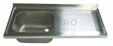 OEM dřezová deska 1000x700mm 1x(400x500x250)L
