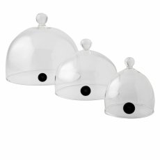 100% Chef Poklop skleněný nízký s ventilem pr. 18,5 cm