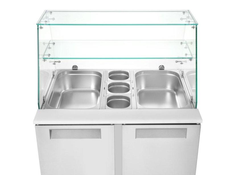 Saladety chladící stoly s nástavbou, Arktic, 146L, 230V/145W, 695x900x(H)1270mm