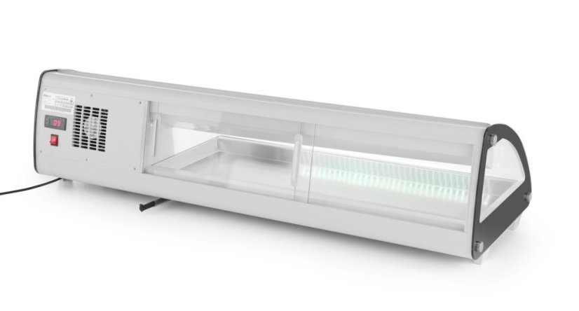 Stojan na sushi 5x GN 1/3, Arktic, 230V/160W, 1307x445x(H)327mm