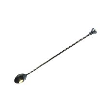 TOMGAST Lžička barmanská s drtítkem 30 cm, nerez