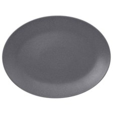 RAK Porcelain RAK Talíř oválný 36 × 27 cm, šedá | RAK-NFNNOP36GY