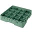Cambro Koš Camrack 16 pozic, výška sklenice 30 cm - Zelená