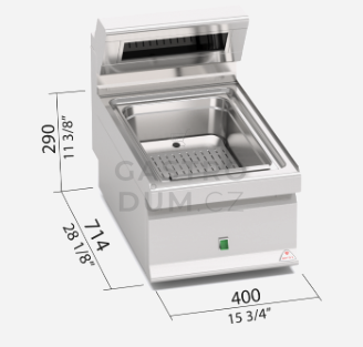 Elektrický ohřívač hranolků Bertos E7SP-4B