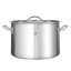 Střední hrnec s poklicí, HENDI, Budget Line, 14L, ⌀300x(H)200mm
