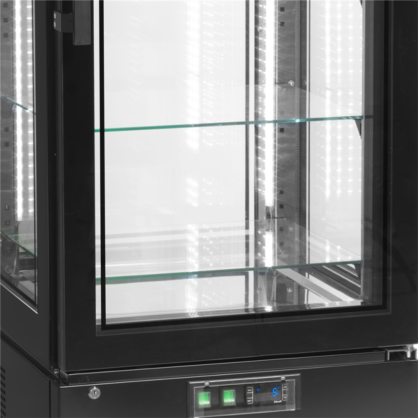 Chladicí vitrína TEFCOLD UPD 400 C Black
